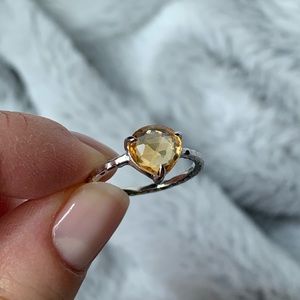 Natural Citrine Ring